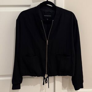 Who What Wear Black Bomber Jacket